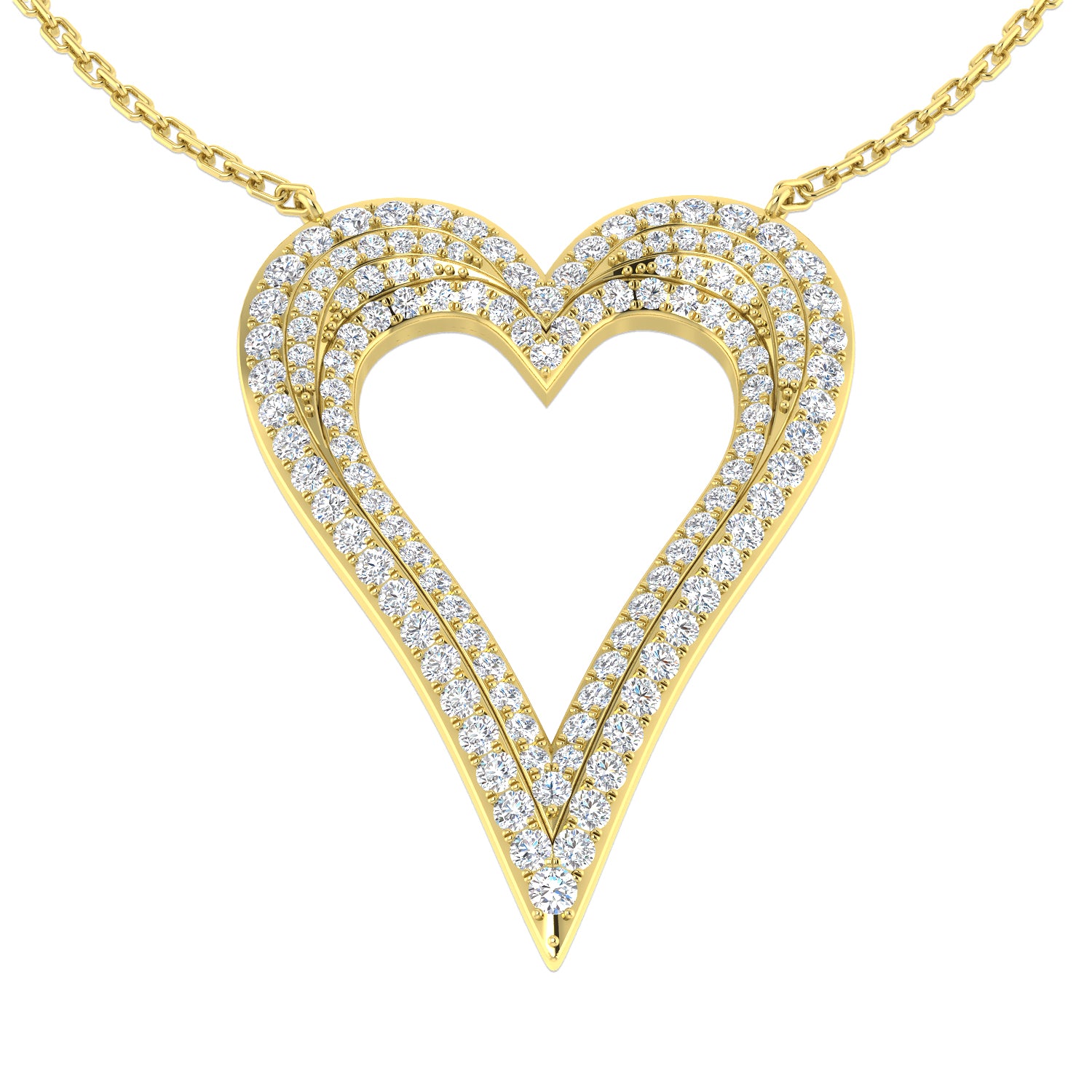 Round Diamond Necklace