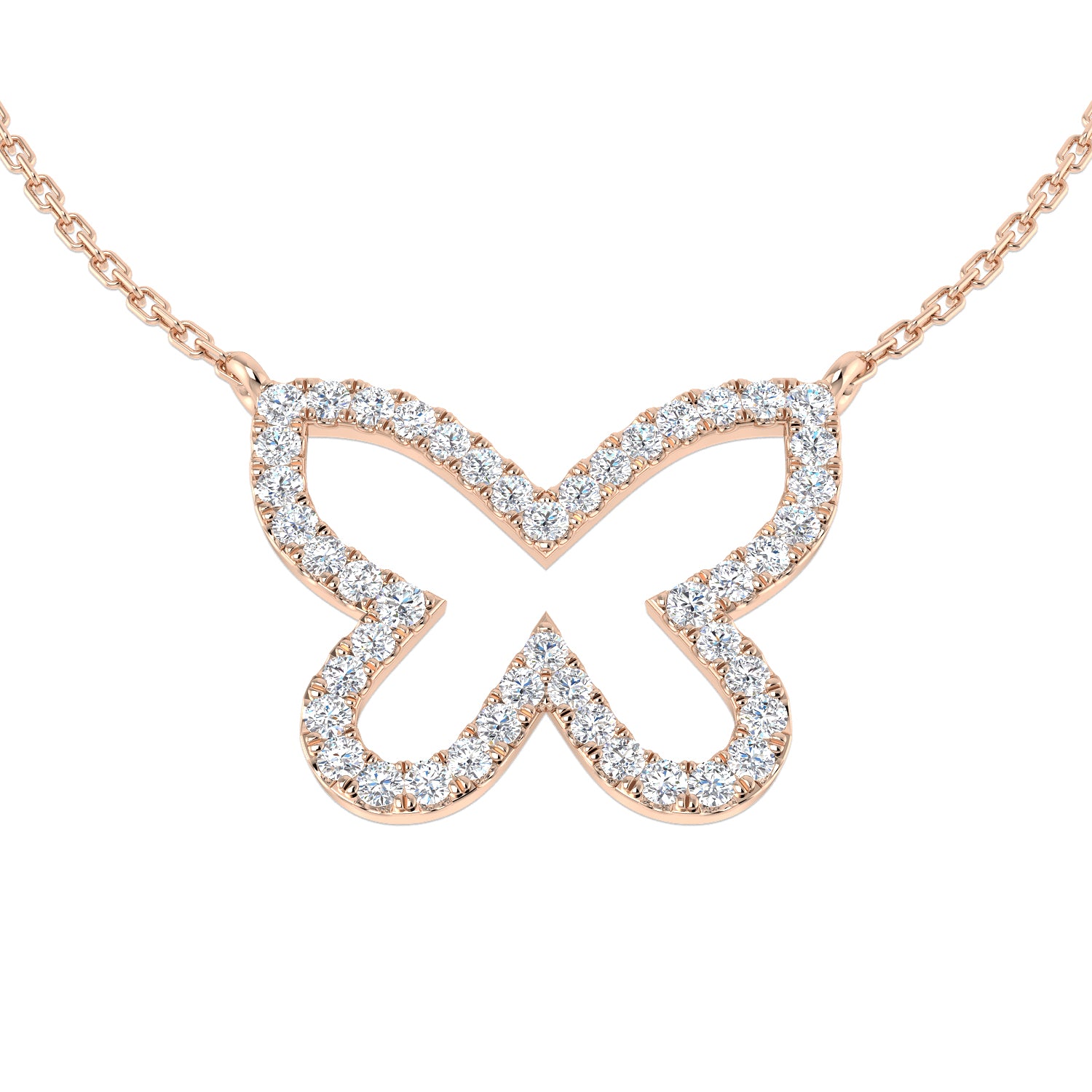 Round Diamond Necklace