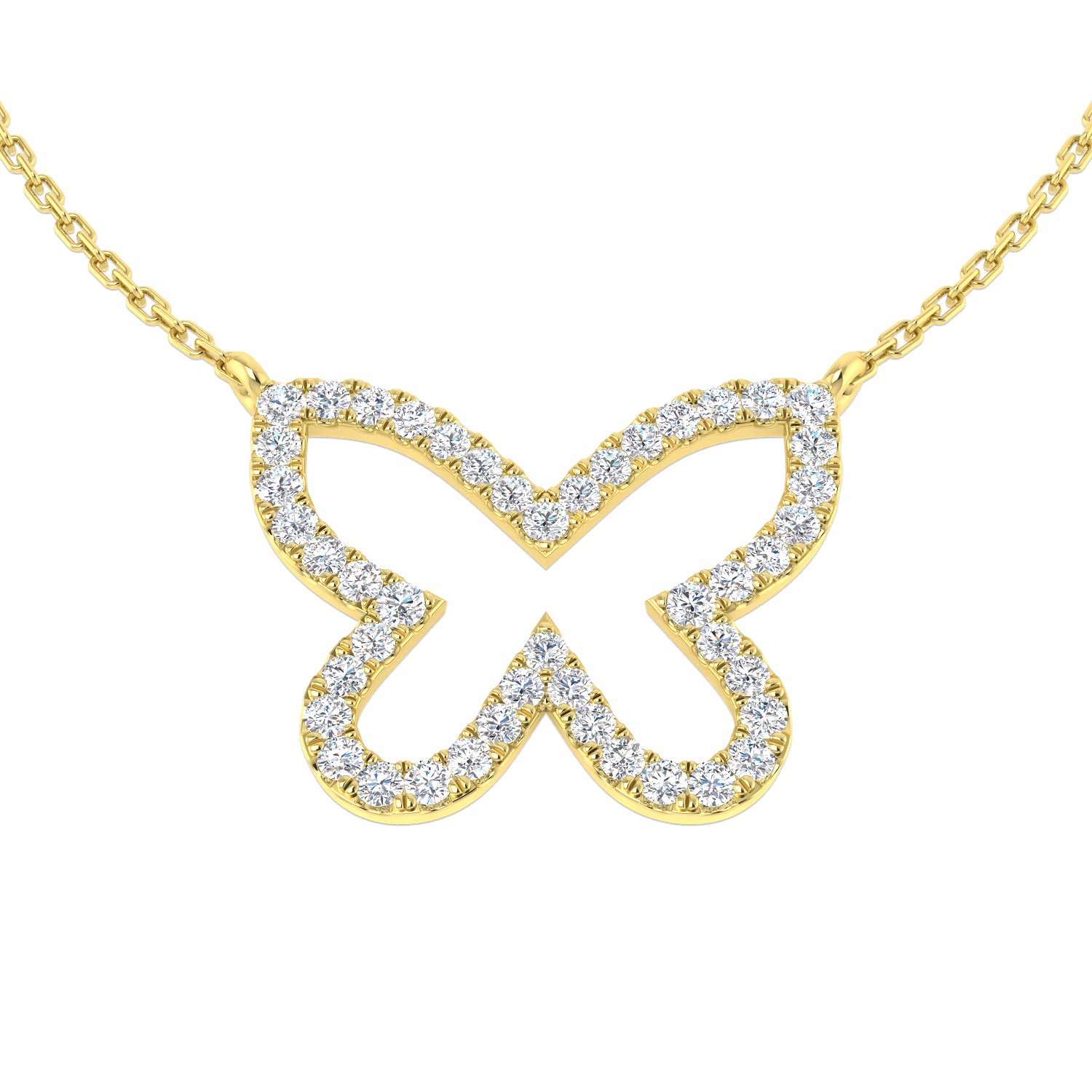 Round Diamond Necklace