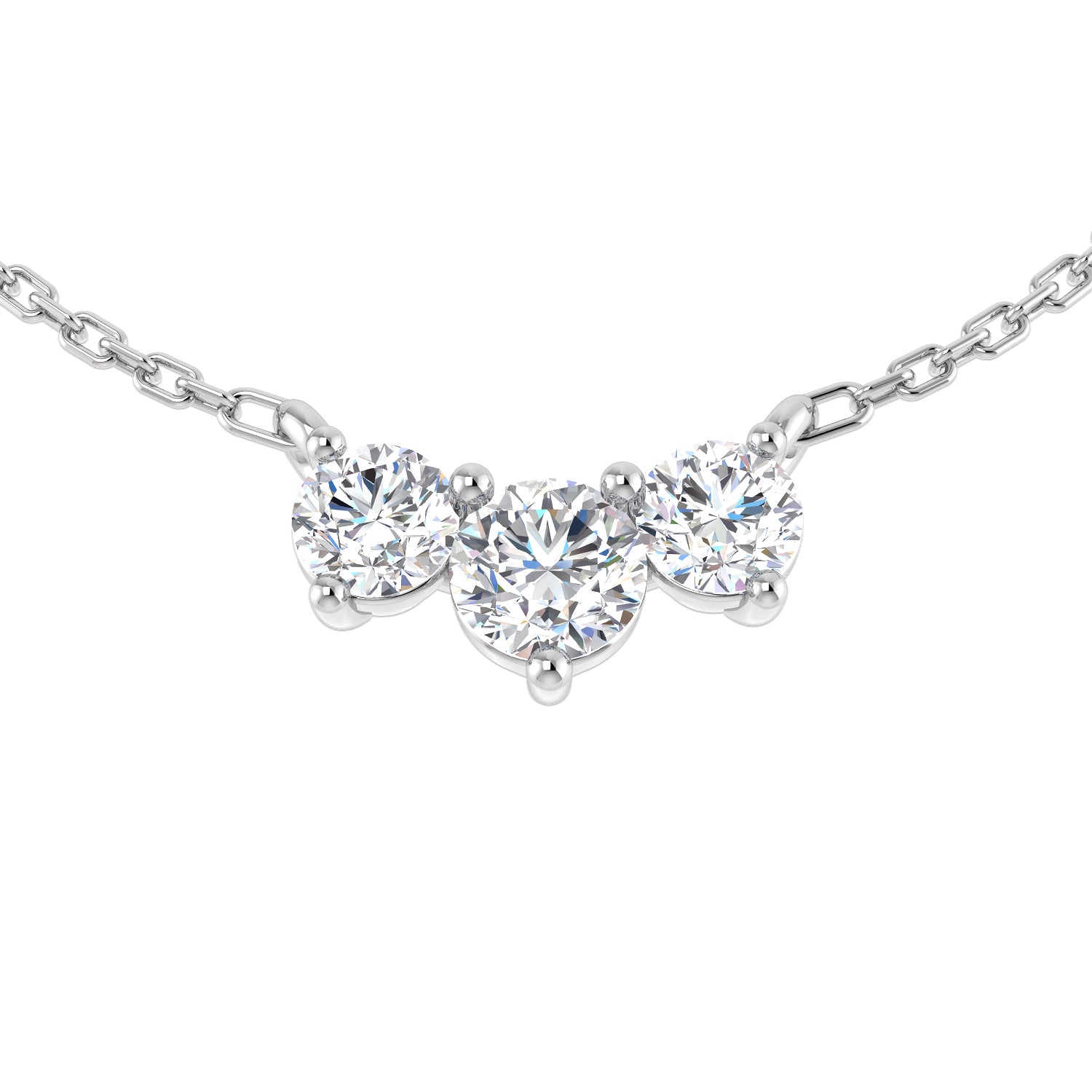Round Diamond Necklace