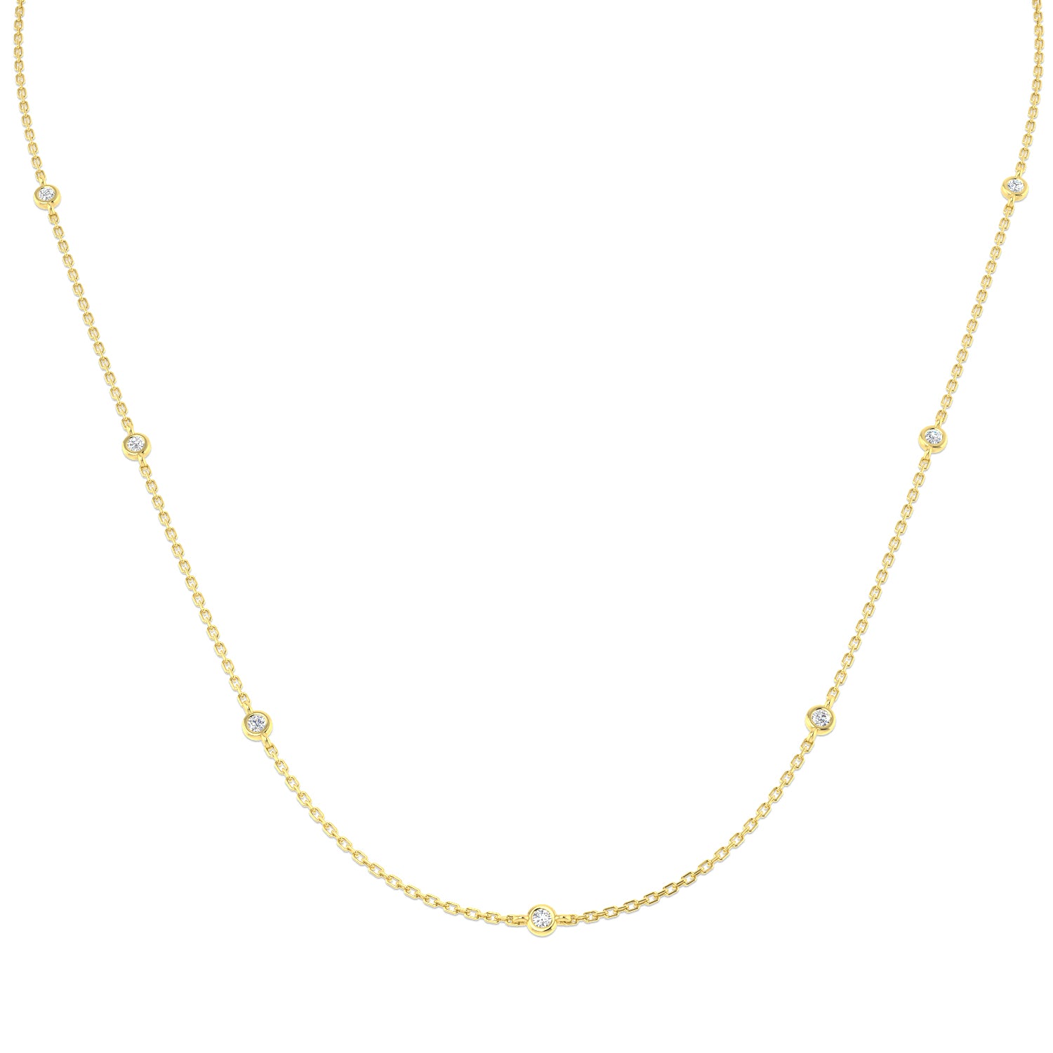 Round Diamond Necklace