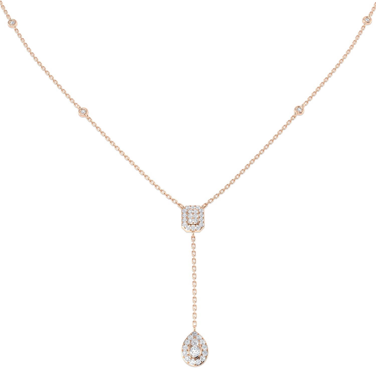 Round Diamond Necklace