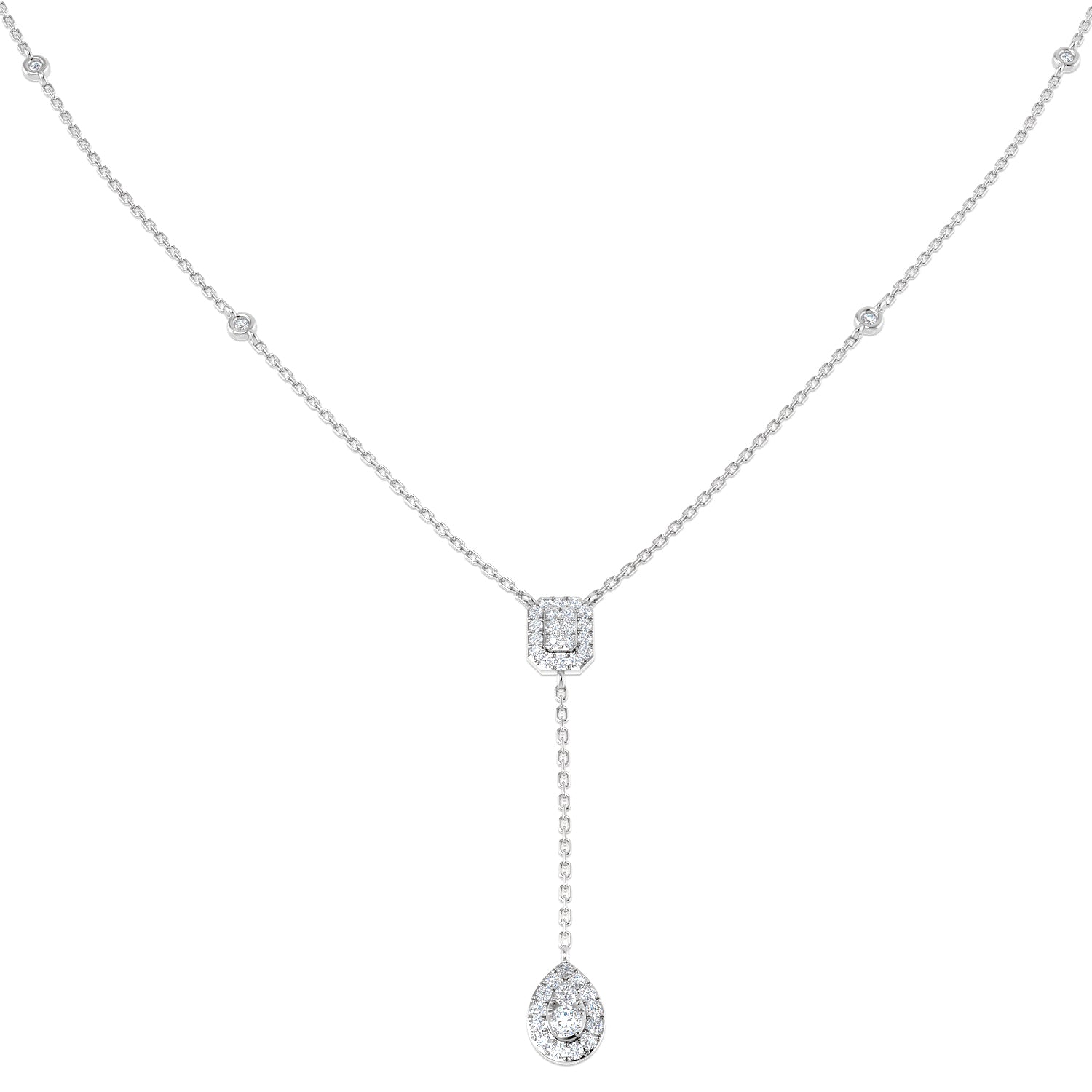 Round Diamond Necklace