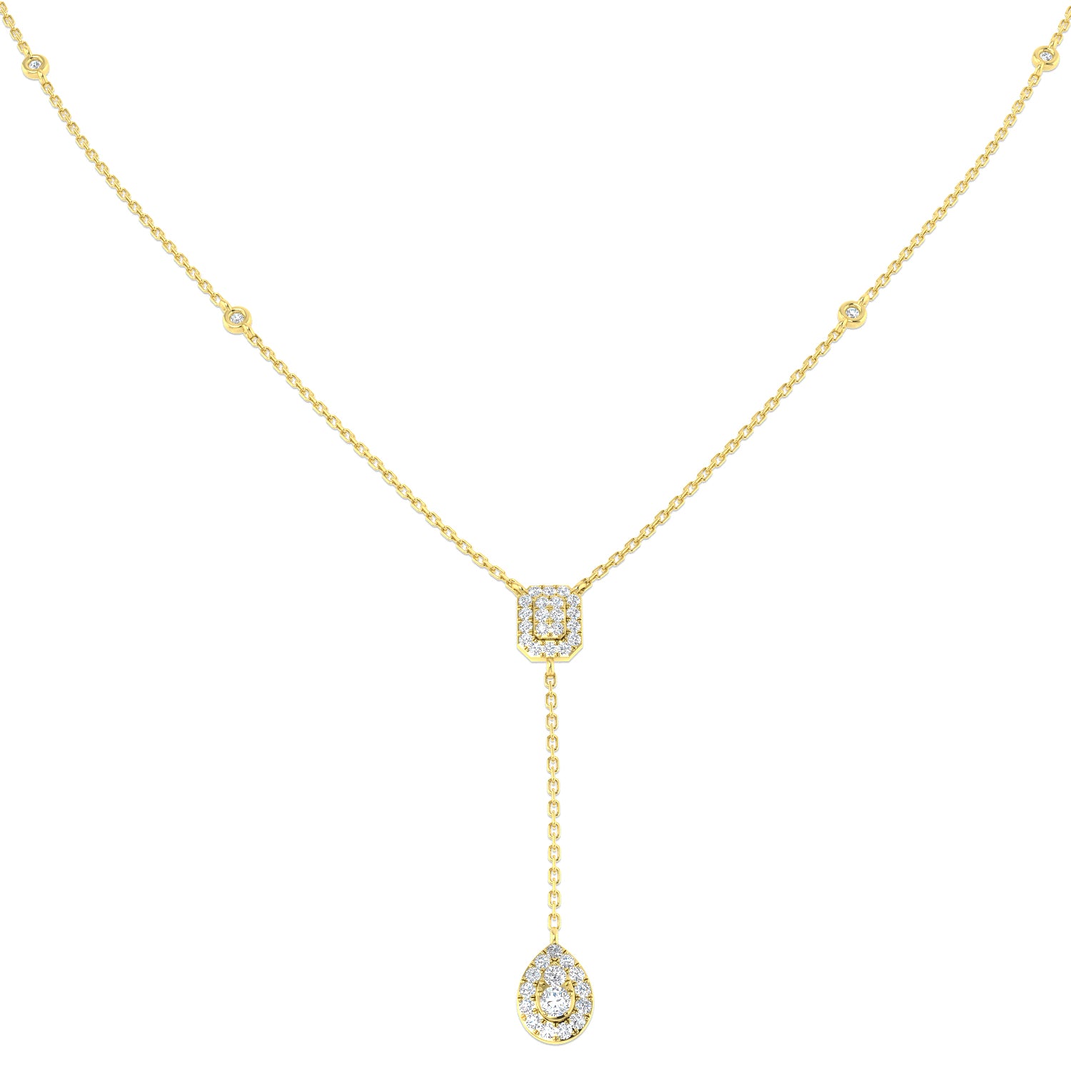 Round Diamond Necklace