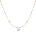 Round Diamond Necklace