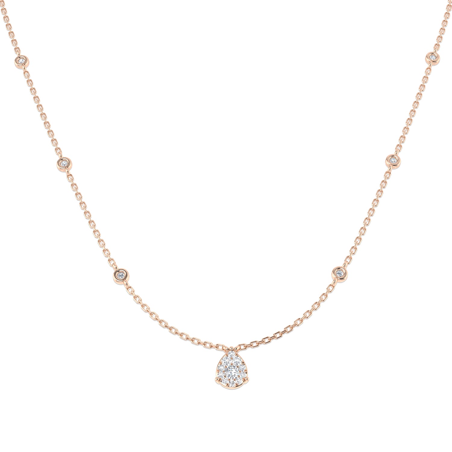 Round Diamond Necklace