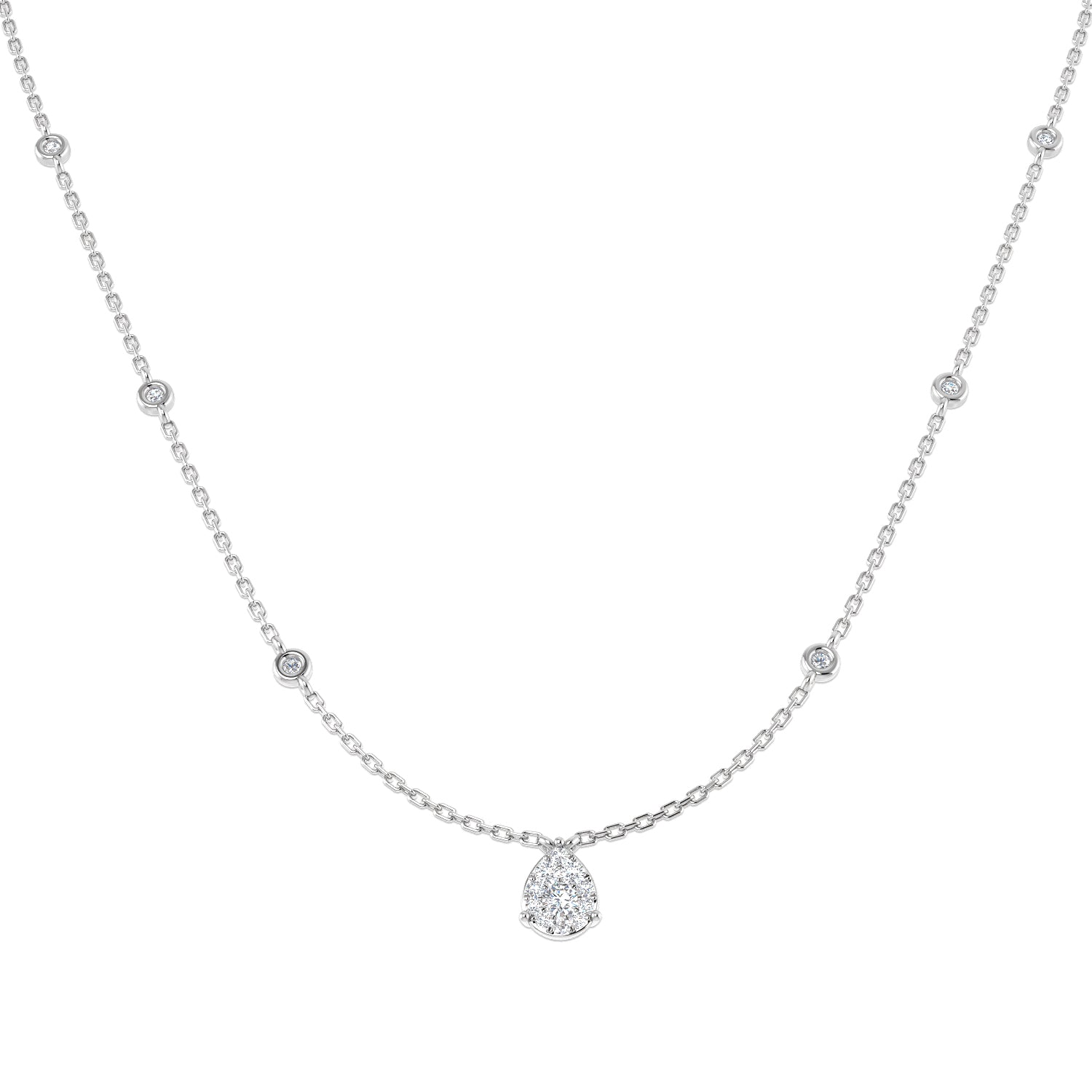Round Diamond Necklace