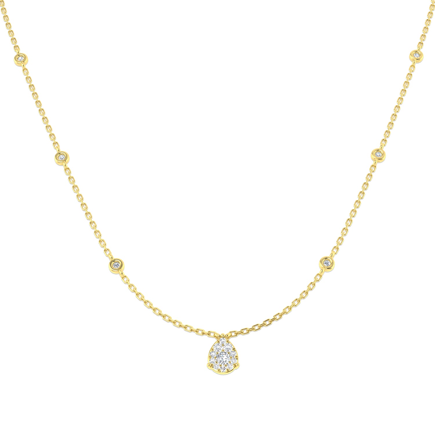 Round Diamond Necklace