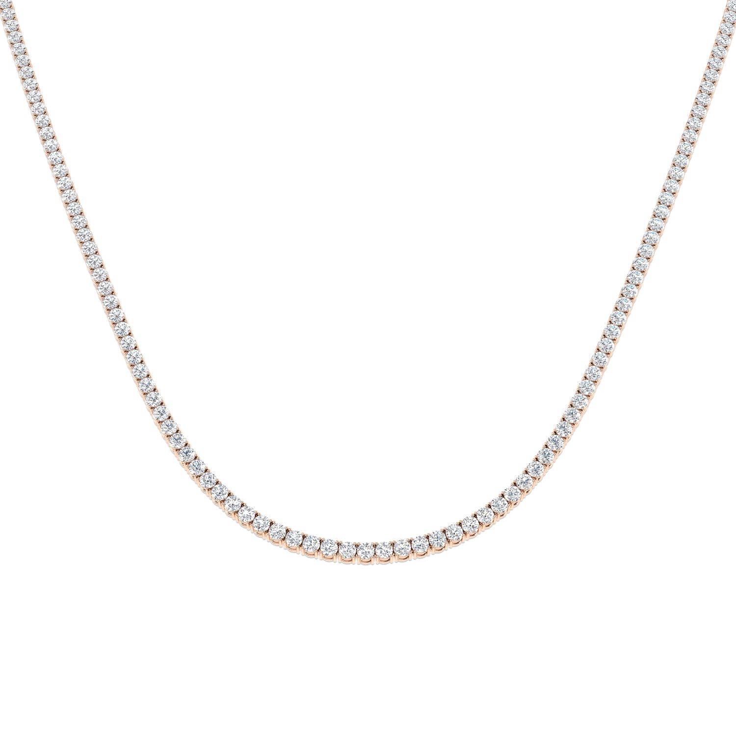 Round Diamond Necklace