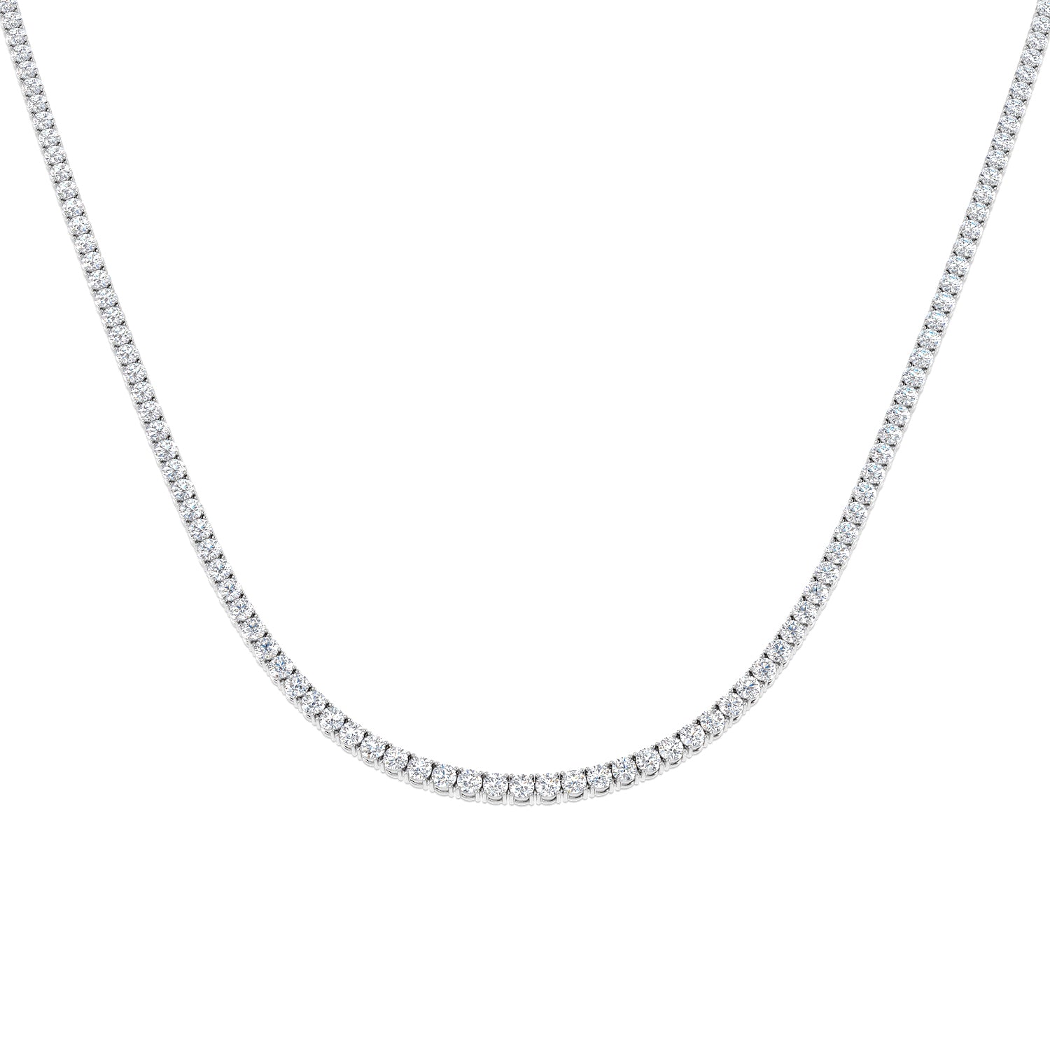 Round Diamond Necklace