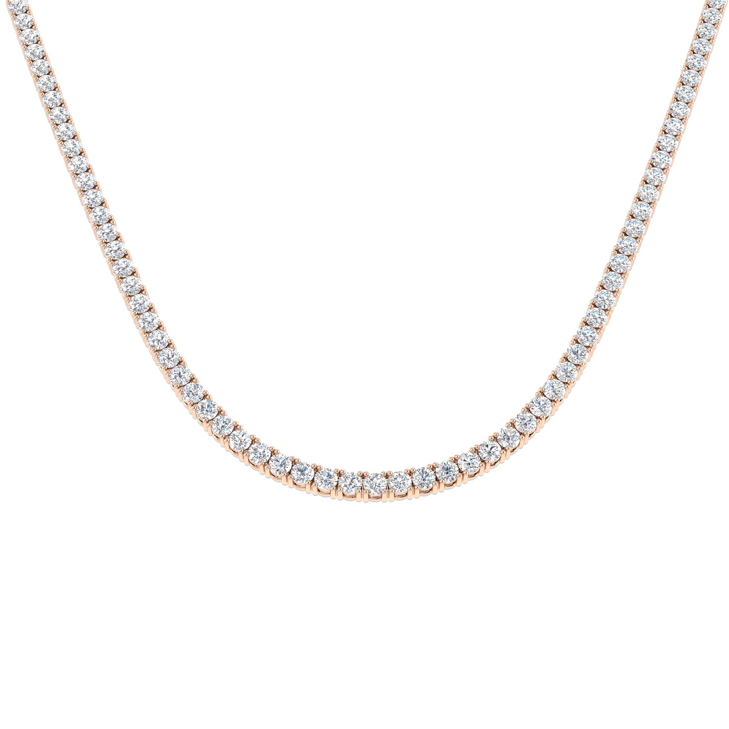 Round Diamond Necklace