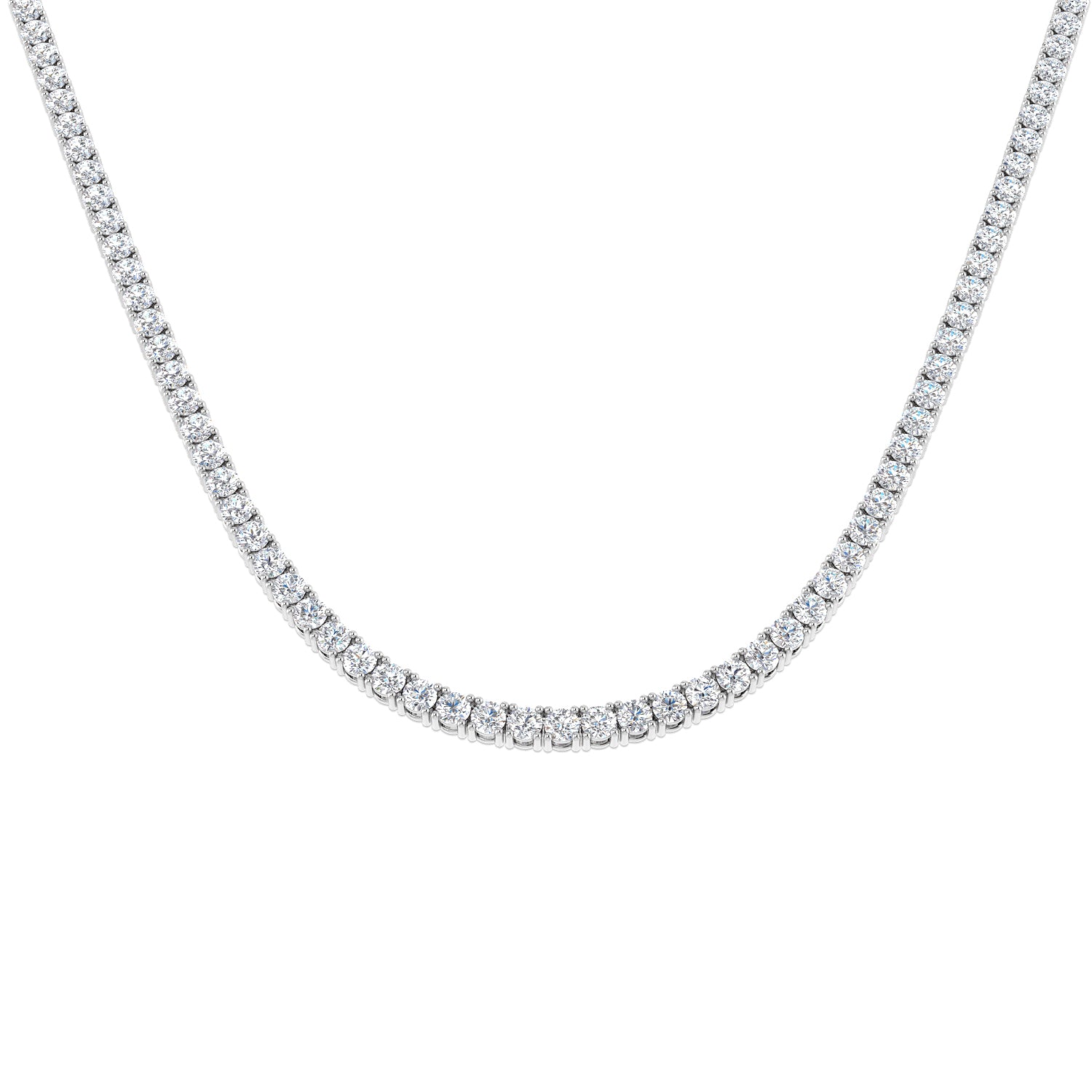 Round Diamond Necklace