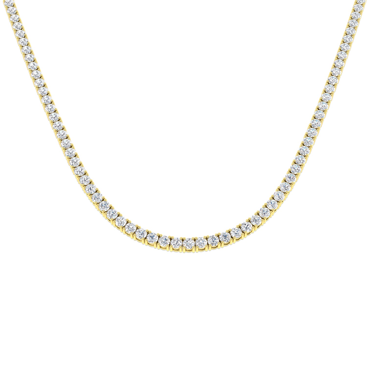 Round Diamond Necklace