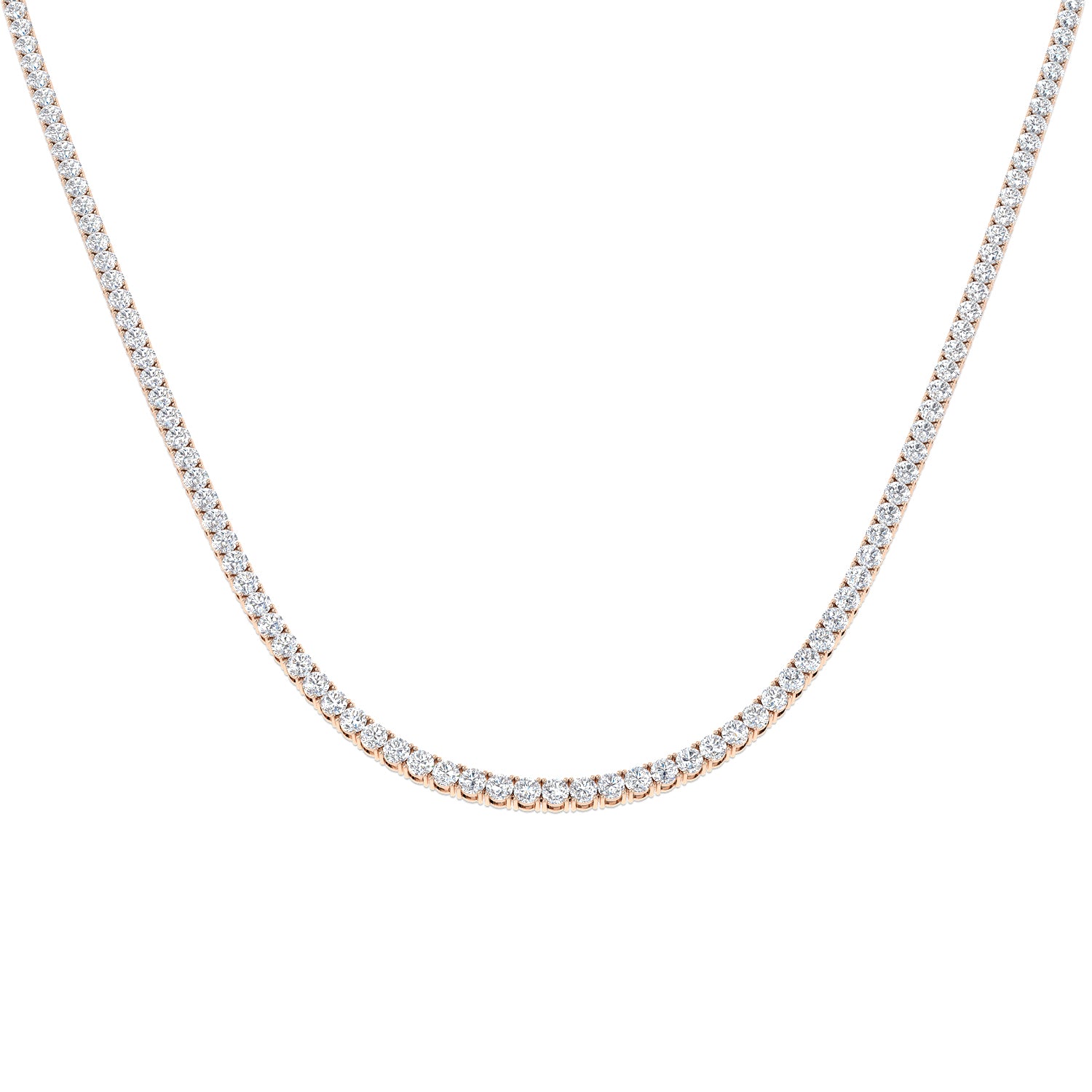 Round Diamond Necklace