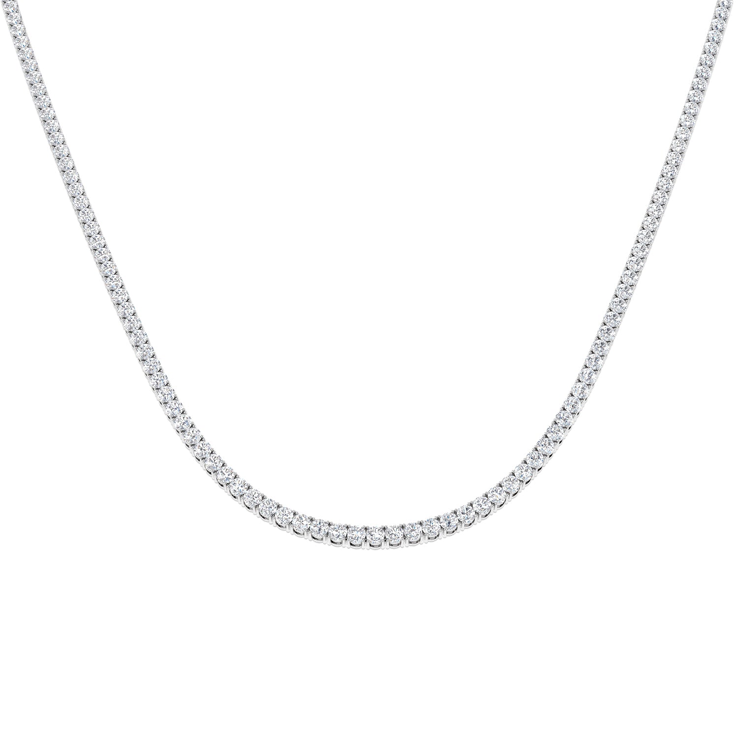 Round Diamond Necklace