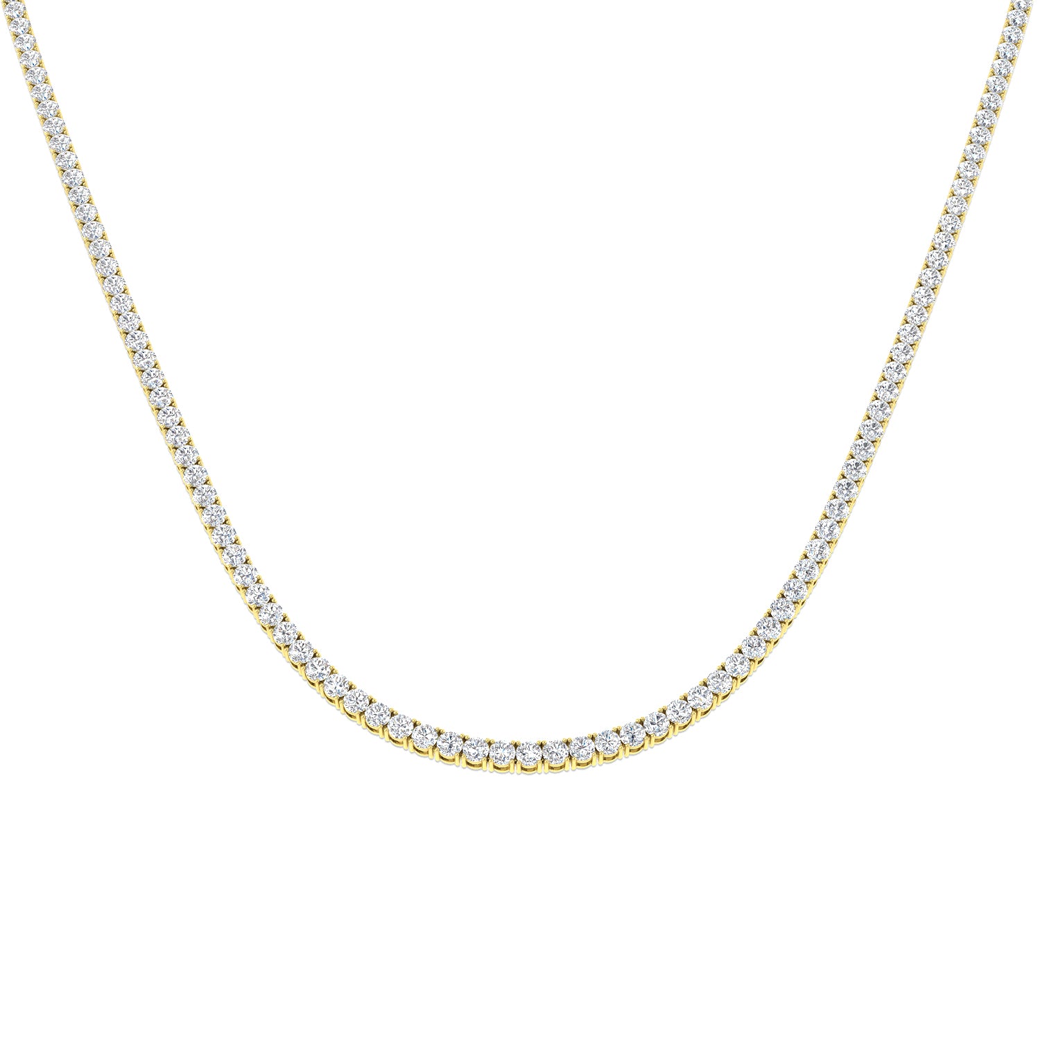 Round Diamond Necklace