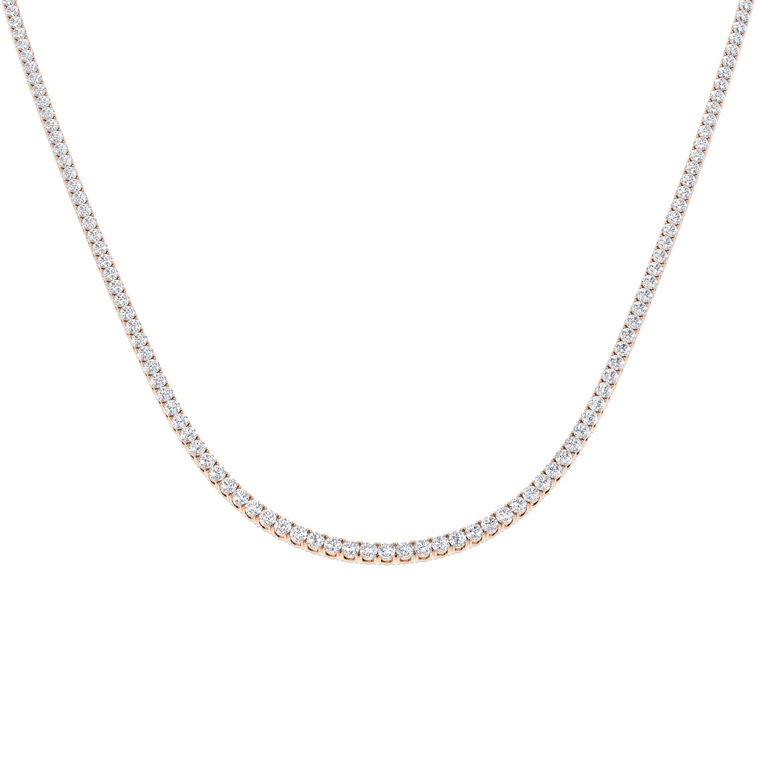 Round Diamond Necklace
