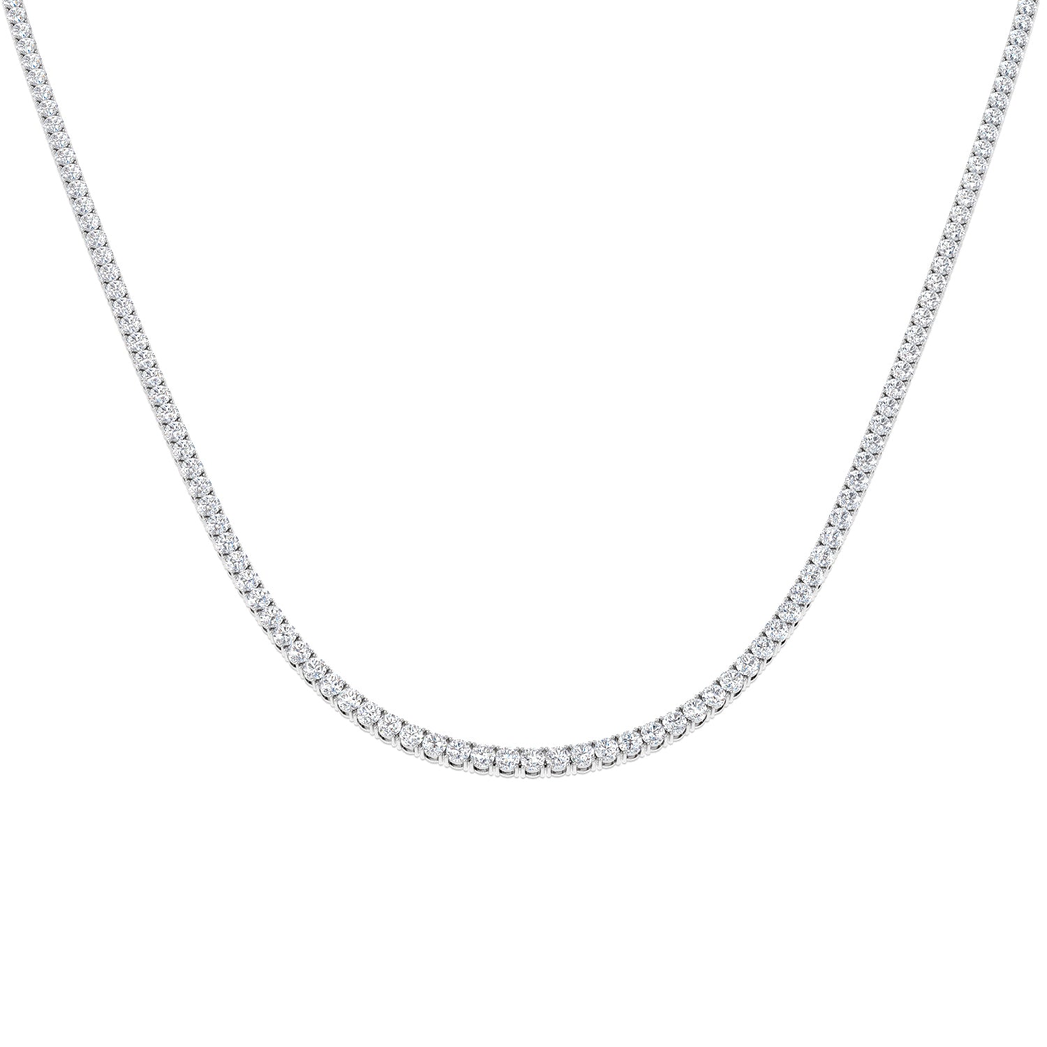 Round Diamond Necklace