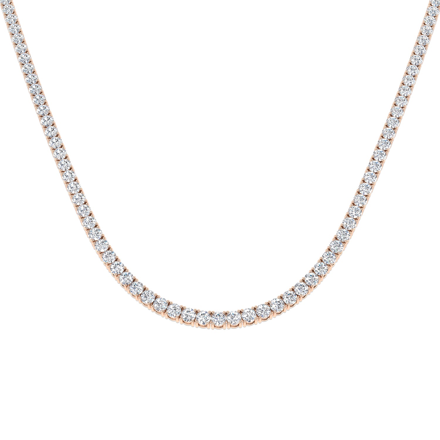 Round Diamond Necklace