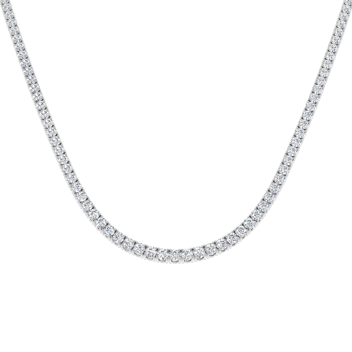 Round Diamond Necklace