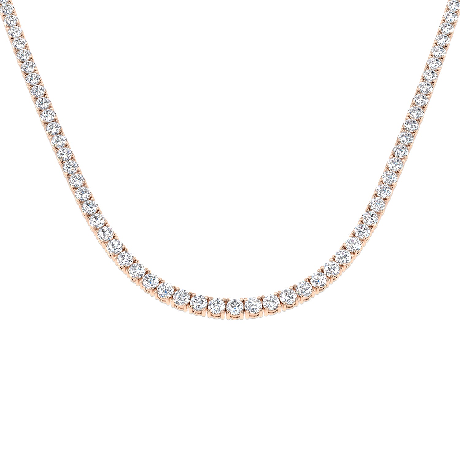Round Diamond Necklace