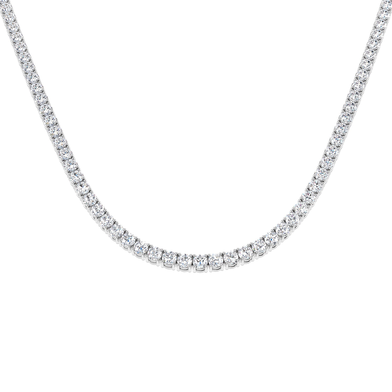 Round Diamond Necklace