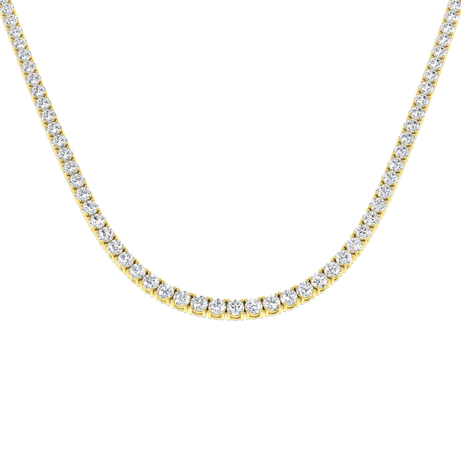 Round Diamond Necklace