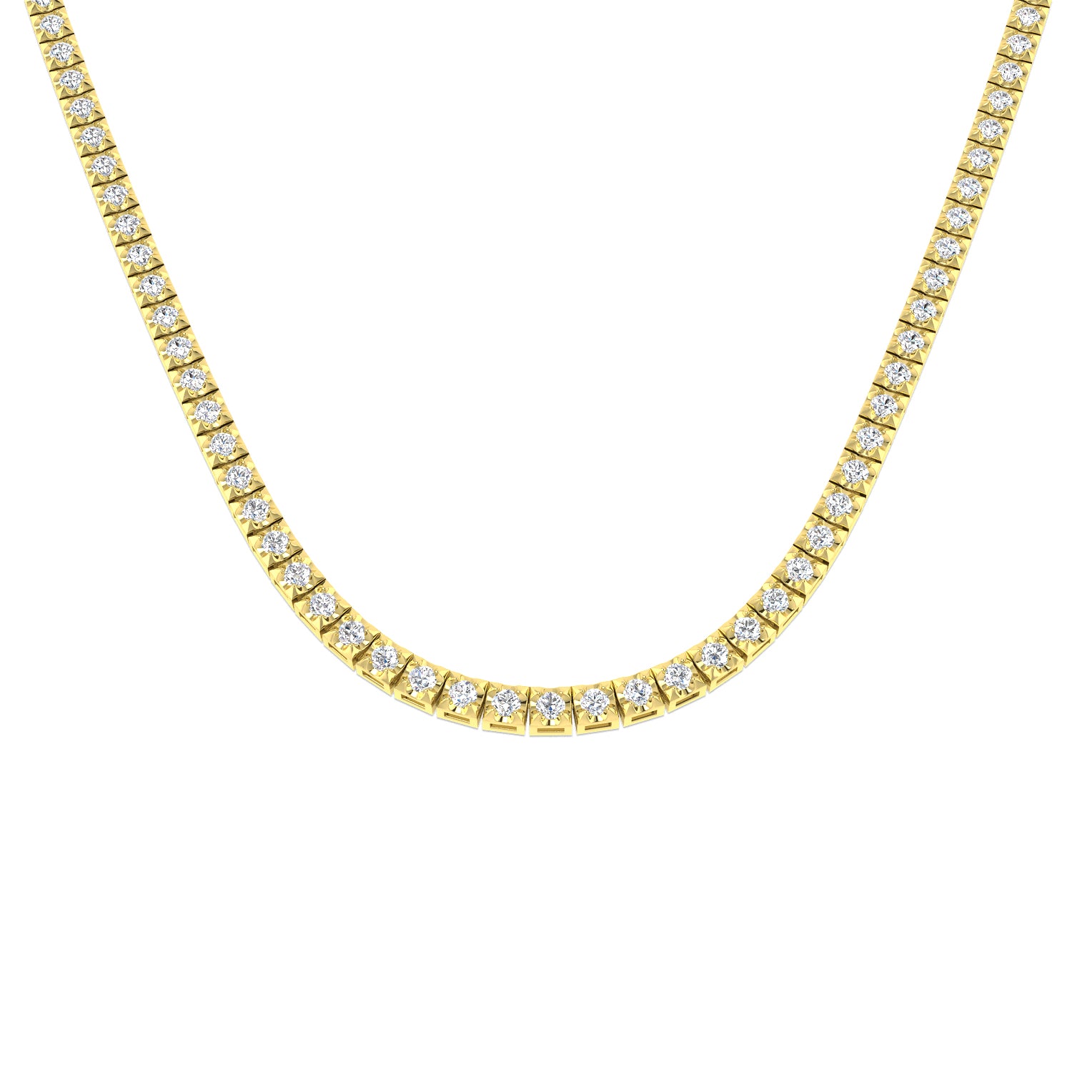 Round Diamond Necklace