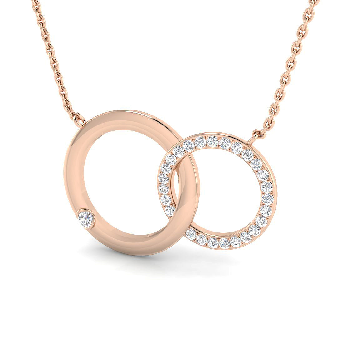 Round Diamond Necklace