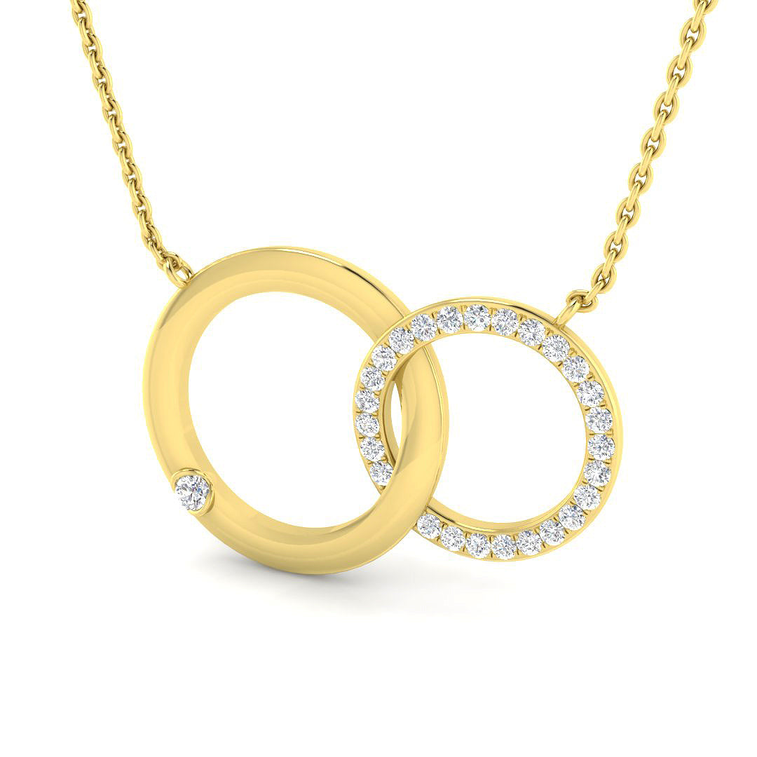 Round Diamond Necklace