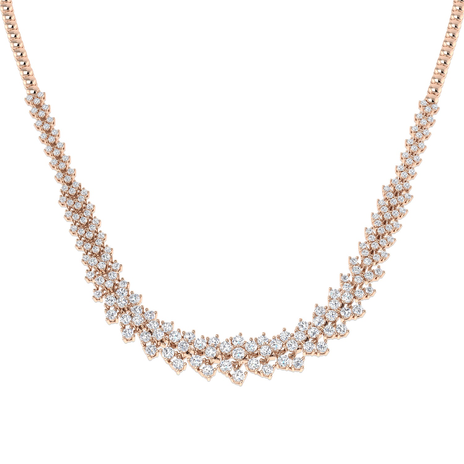 Round Diamond Necklace