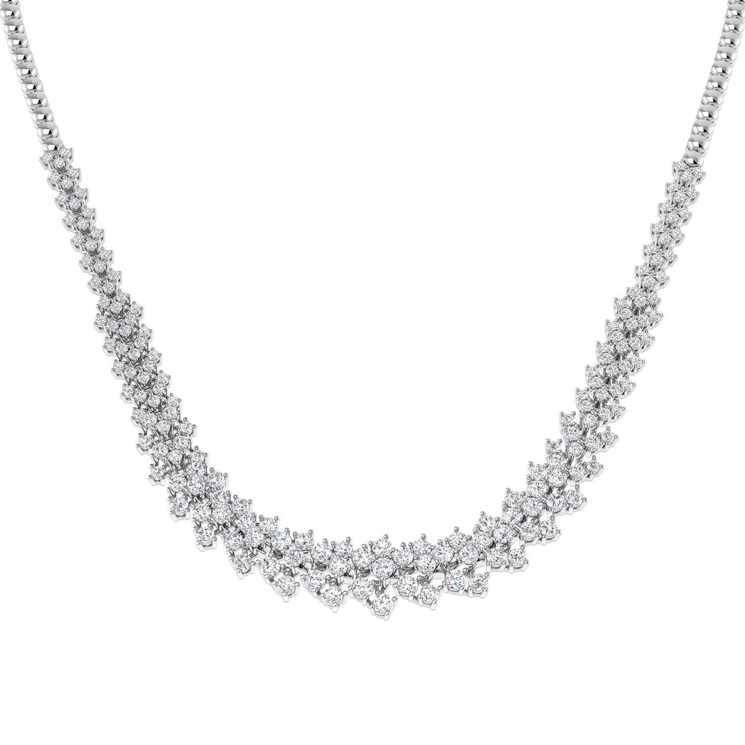 Round Diamond Necklace