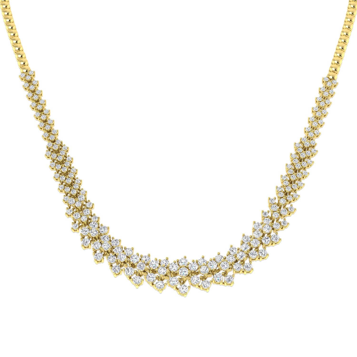 Round Diamond Necklace