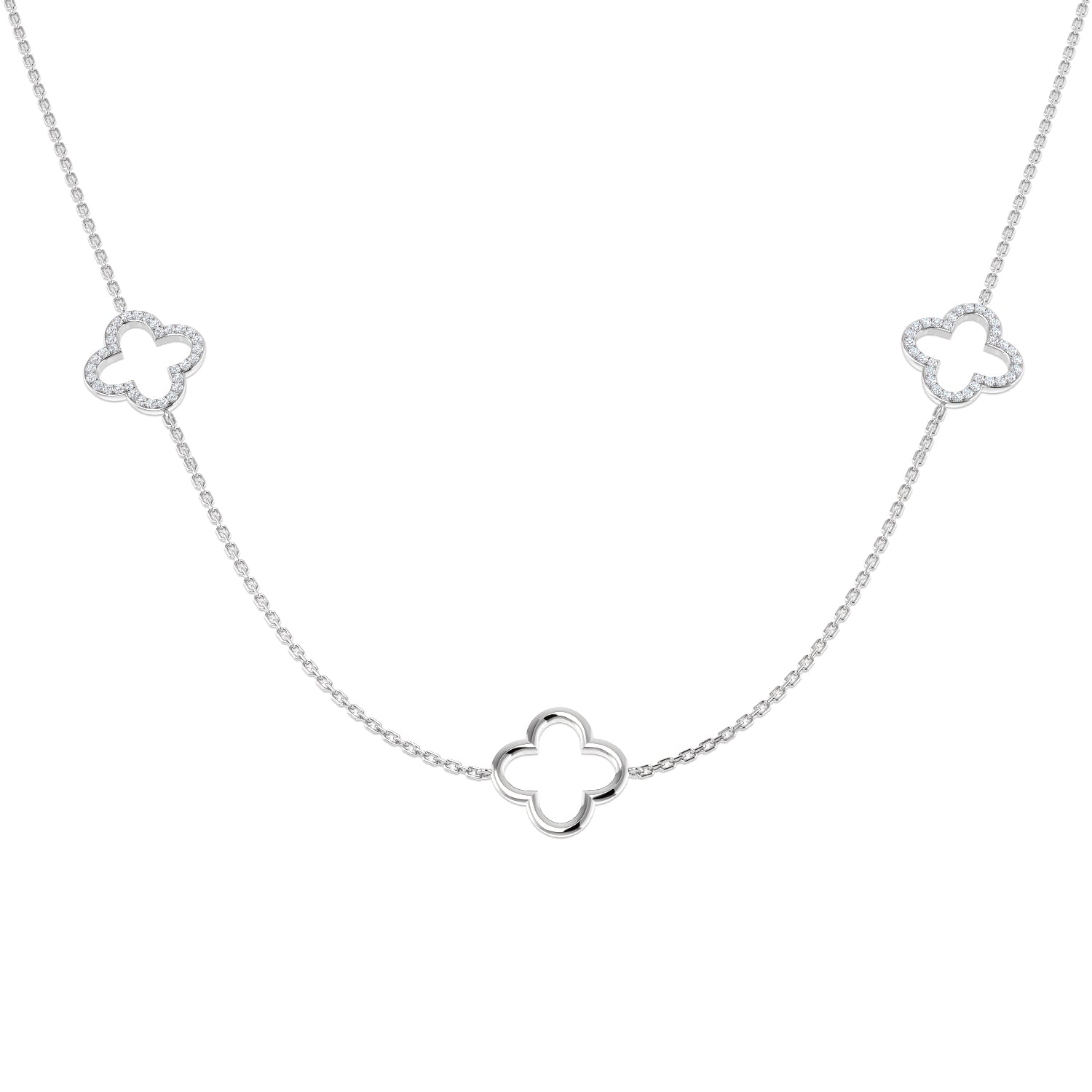 Round Diamond Necklace