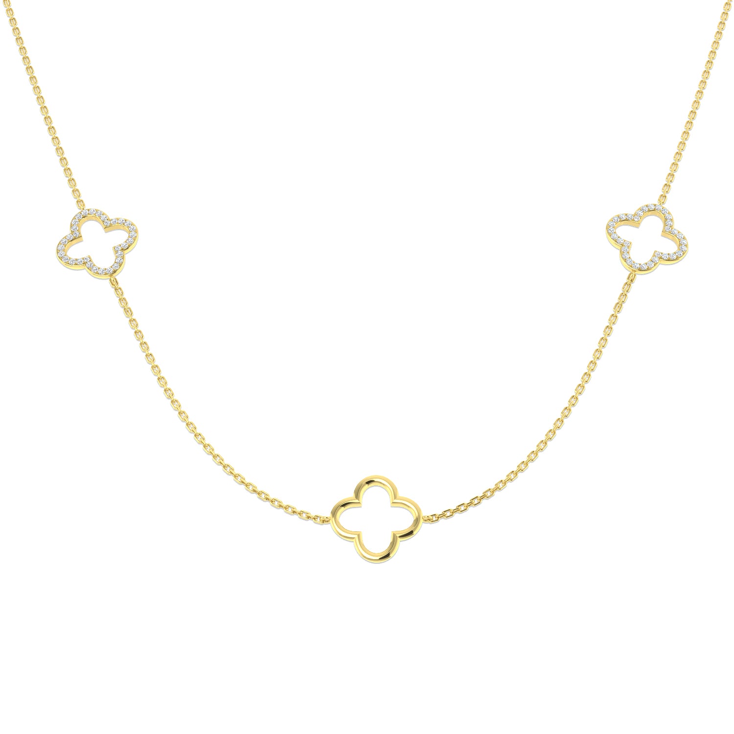 Round Diamond Necklace