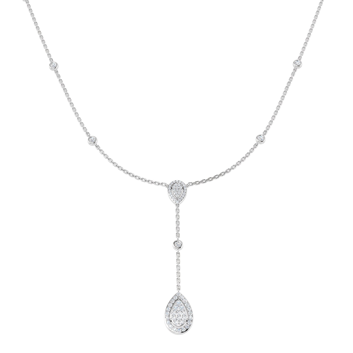 Round Diamond Necklace