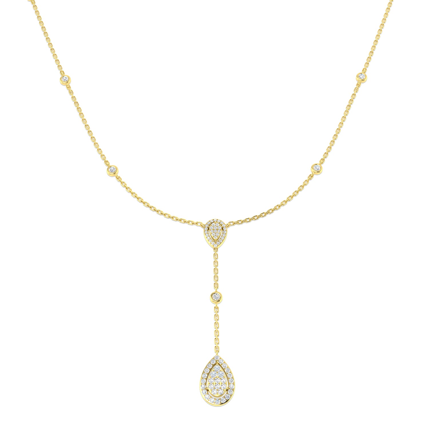 Round Diamond Necklace