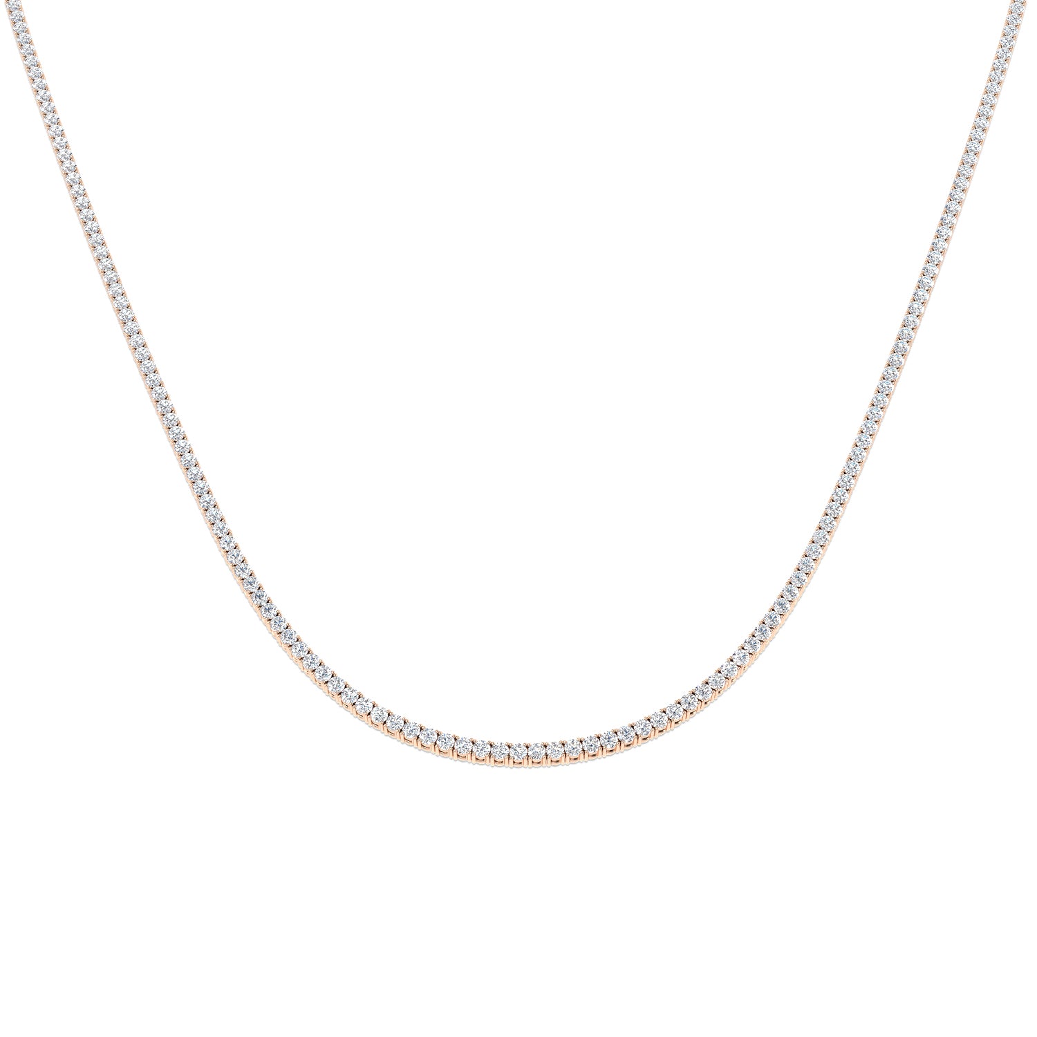 Round Diamond Necklace