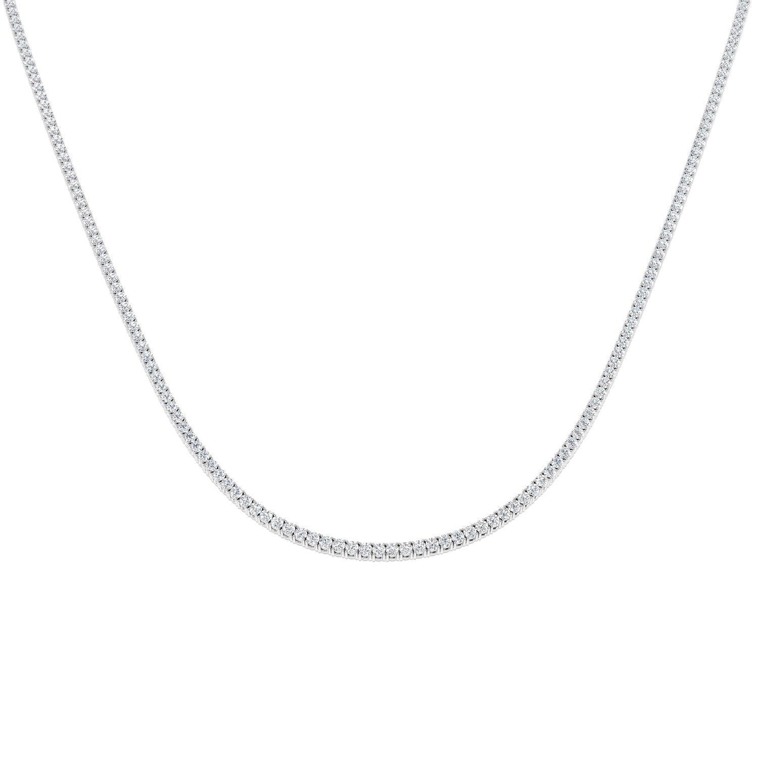 Round Diamond Necklace