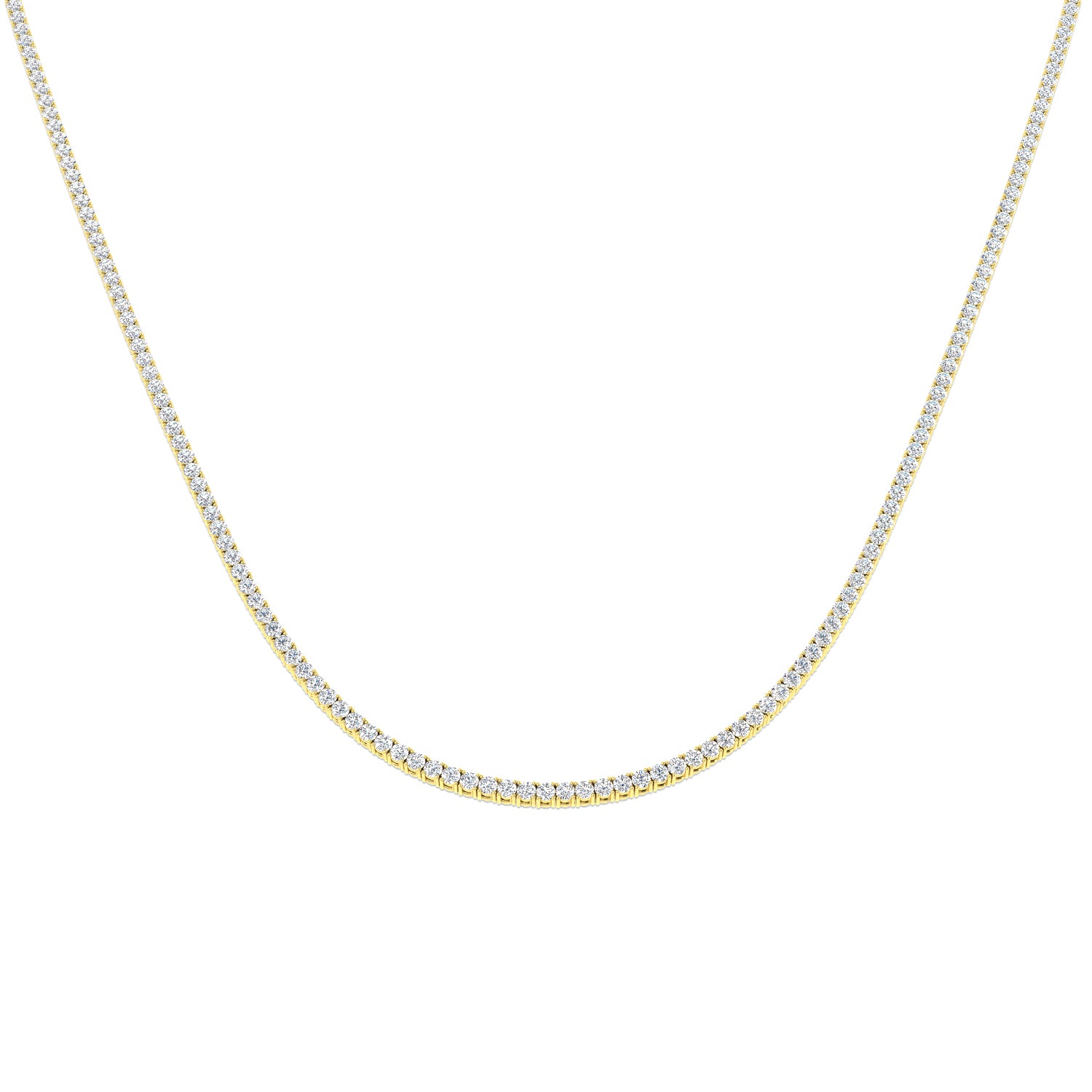 Round Diamond Necklace