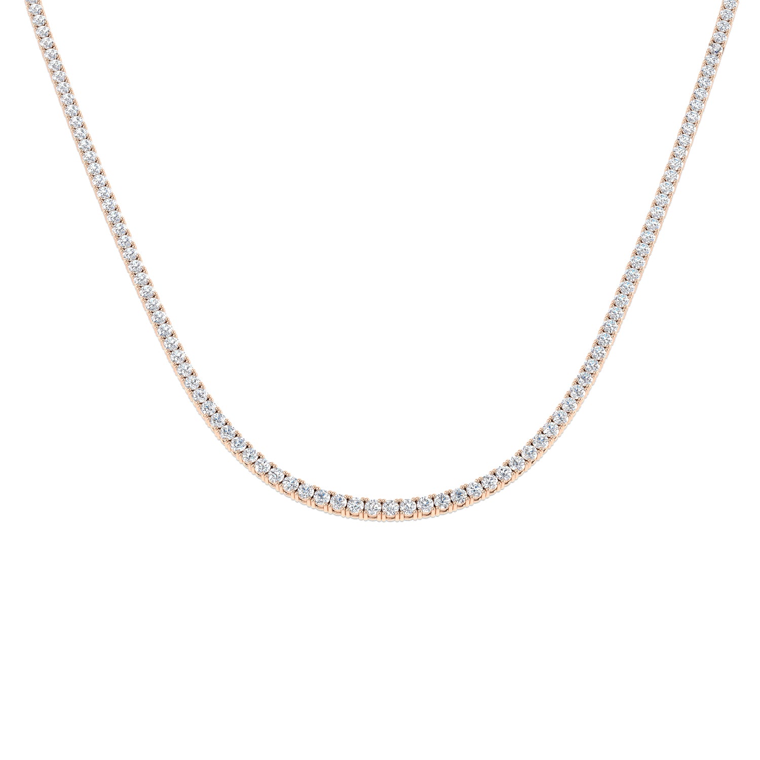 Round Diamond Necklace