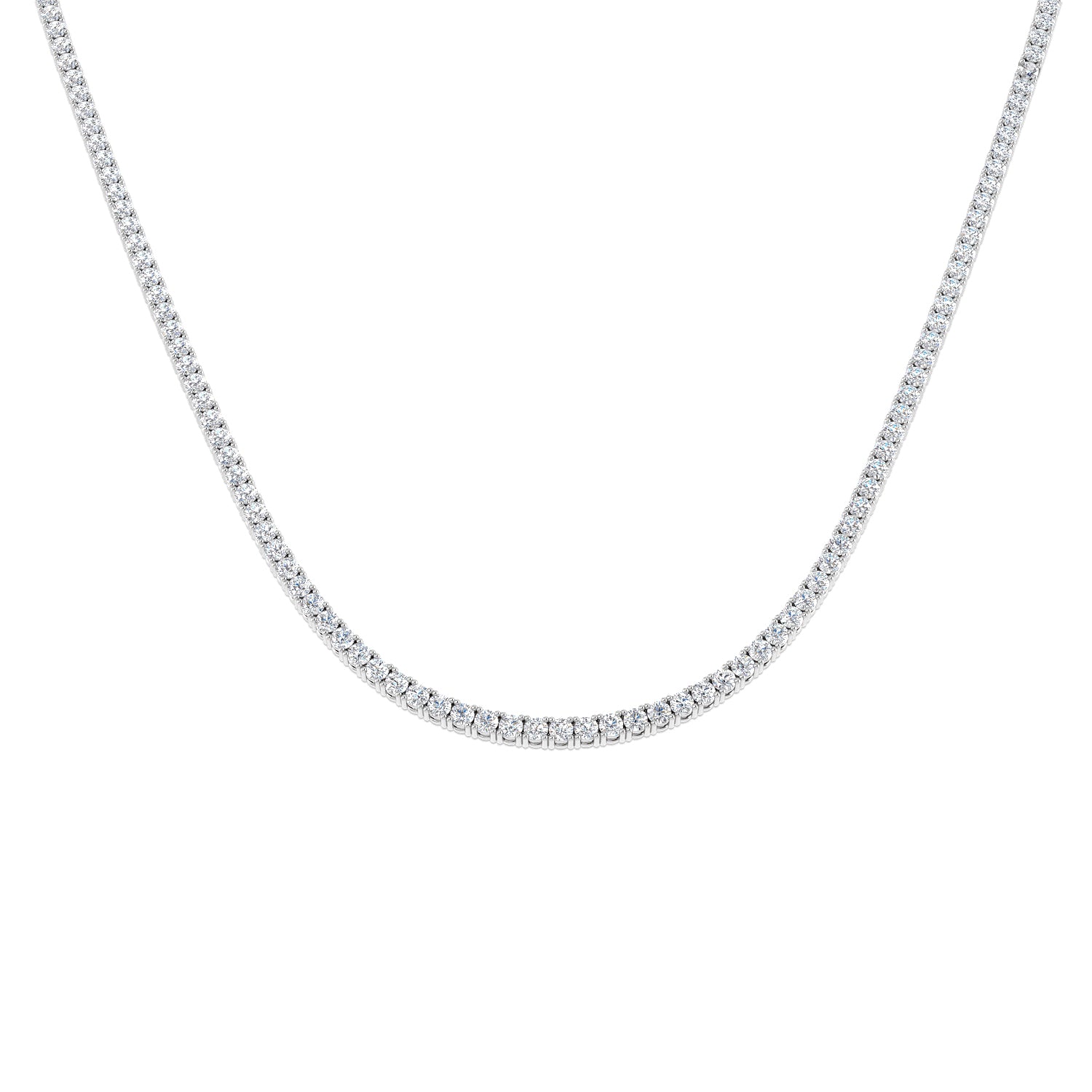 Round Diamond Necklace