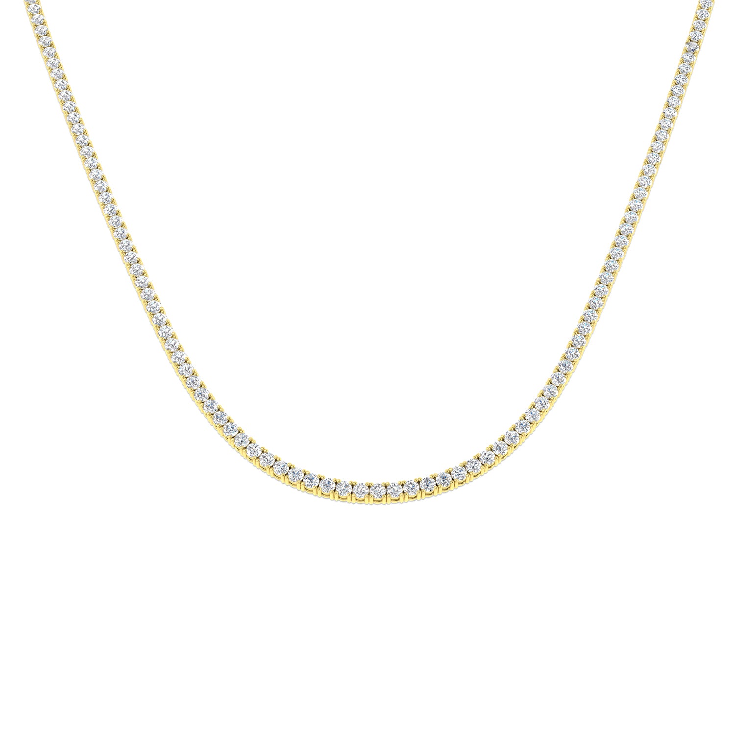 Round Diamond Necklace