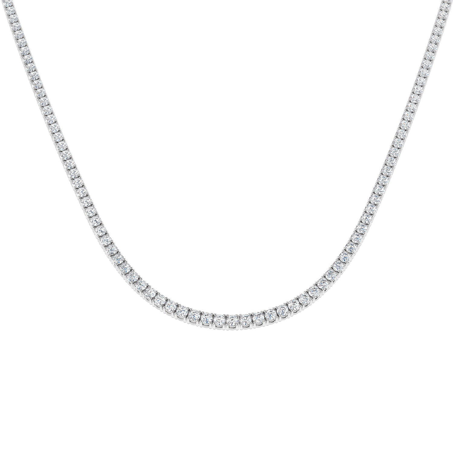 Round Diamond Necklace