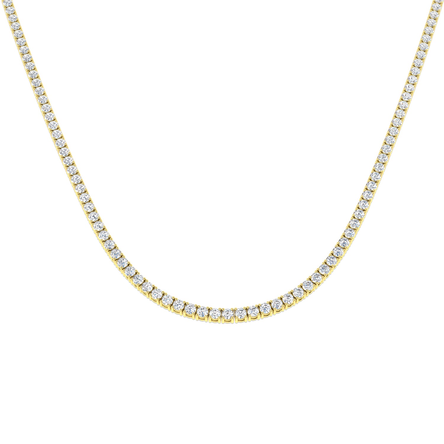 Round Diamond Necklace