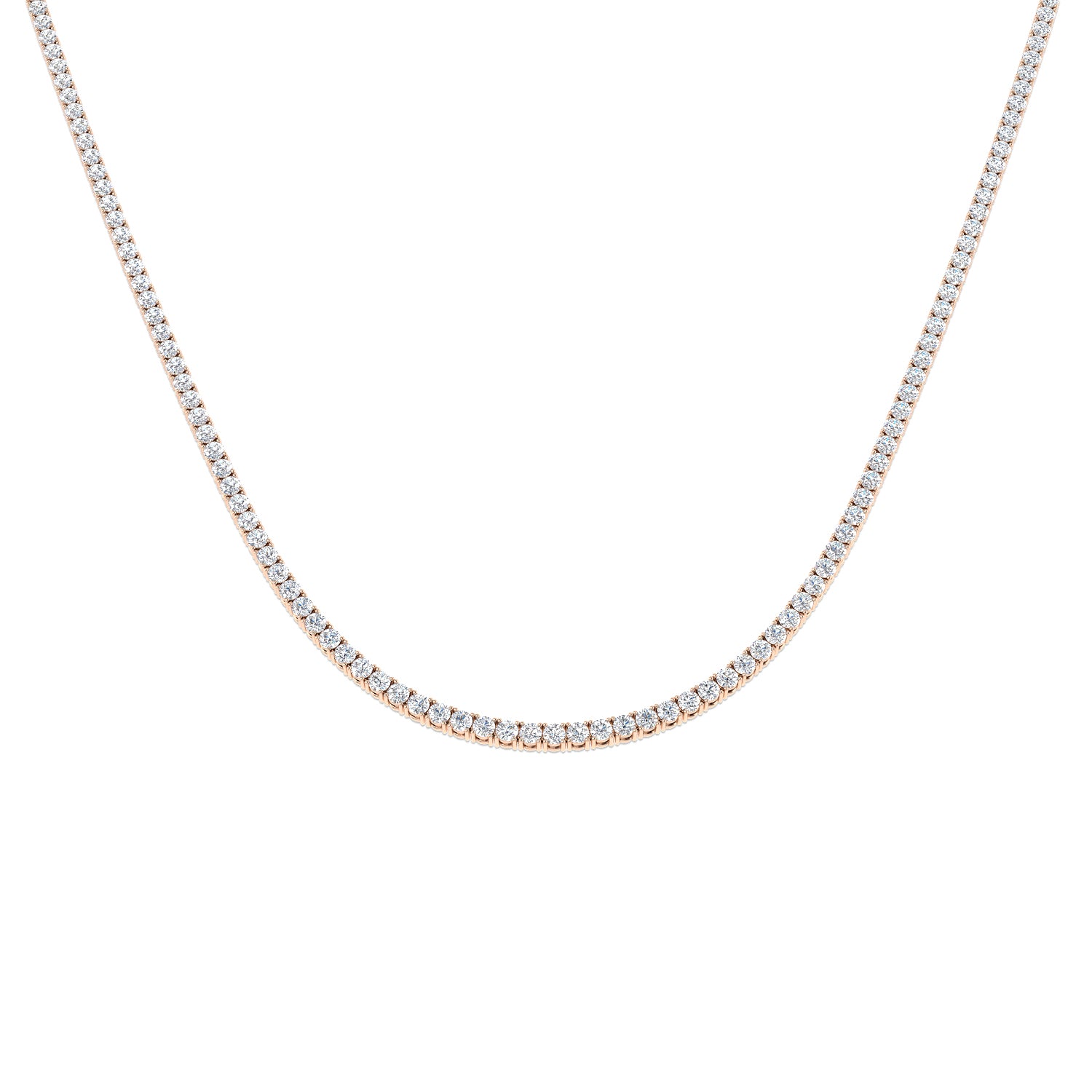 Round Diamond Necklace