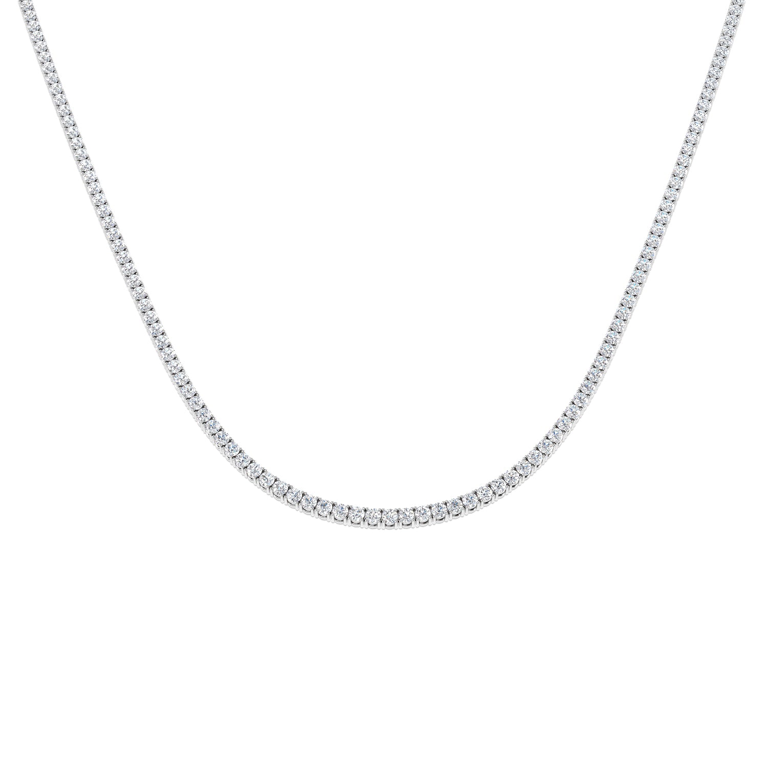 Round Diamond Necklace