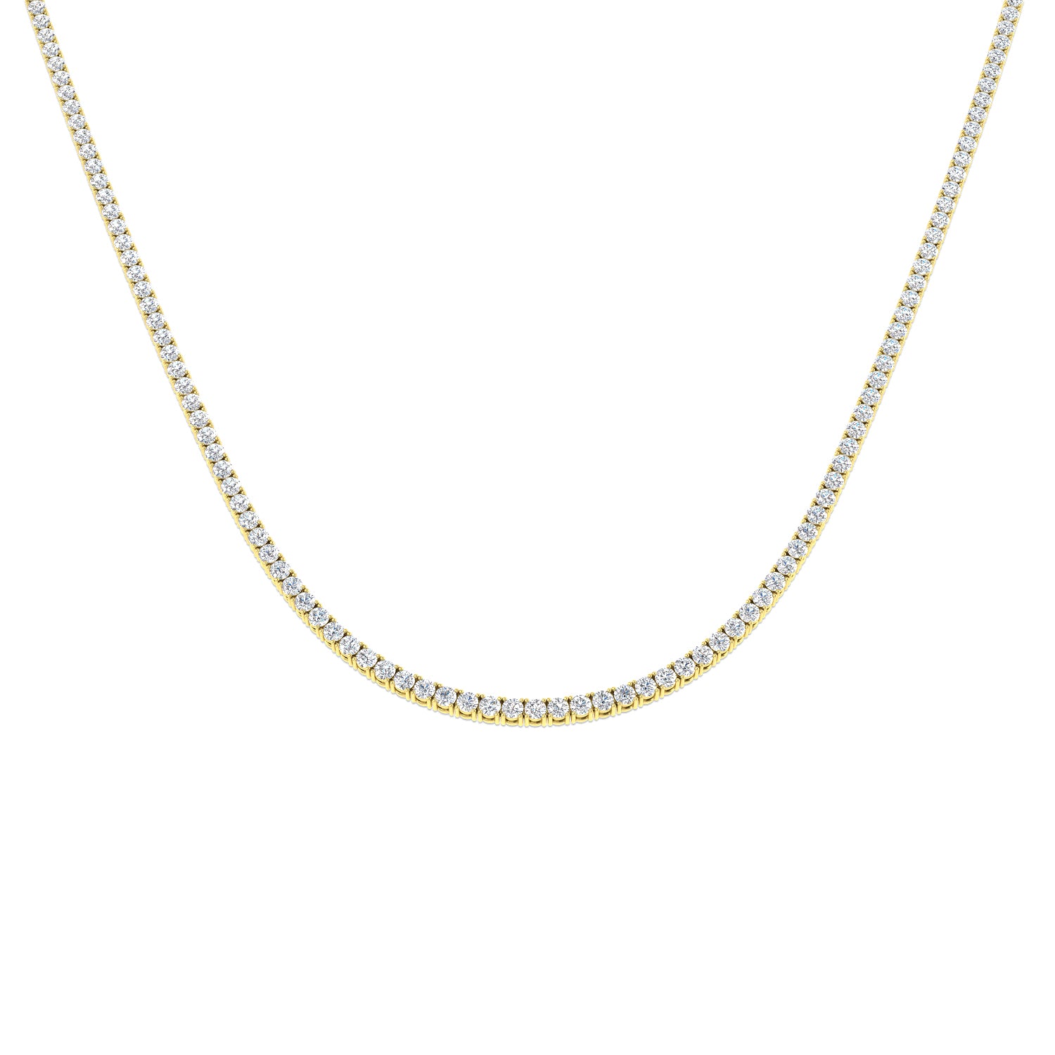 Round Diamond Necklace