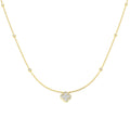 Round Diamond Necklace