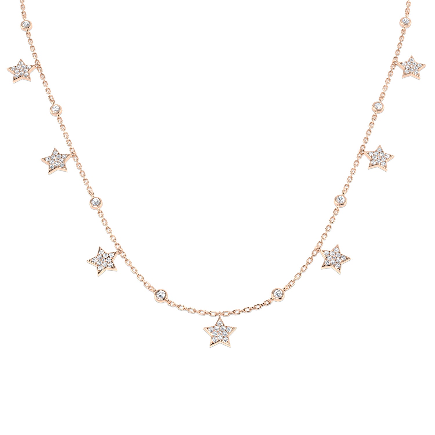 Round Diamond Necklace